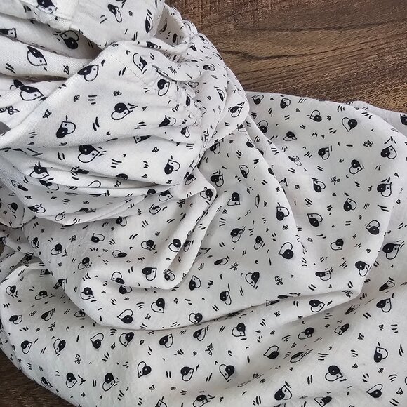 AllSaints New Romantic 100% Viscose Lightweight Short Sleeve Button Up Shirt M - Picture 6 of 9